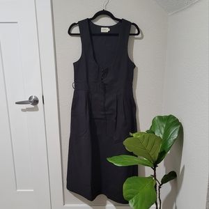 Voriagh Alma Black Bustier Dress